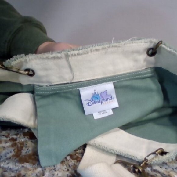 MICKEY MOUSE GREEN JEAN TOTE BAG - Picture 3 of 5